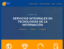 Tablet Screenshot of grupo-ns.com